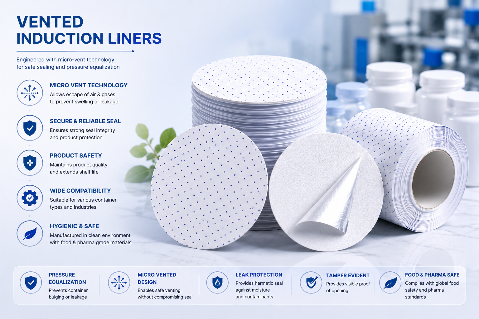 Vented Induction Liners